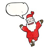 cartoon dancing santa N20