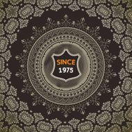 Premium Quality Card Baroque ornaments wheat and floral detail N11