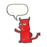 cartoon rude little devil N4