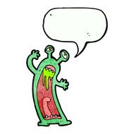 cartoon gross monster N21