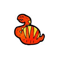 fat snake cartoon N10