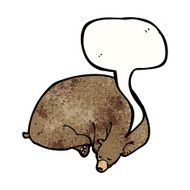 cartoon hibernating bear N4