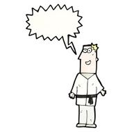 cartoon karate expert N11