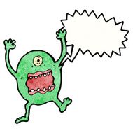 shouting alien cartoon N8