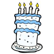 big cartoon birthday cake