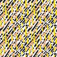 Pattern with random crossing brushstrokes N3