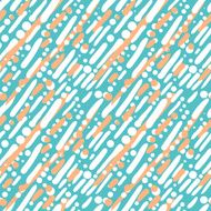 Pattern with diagonal brushstrokes and dots N2