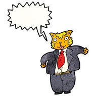 cartoon fat cat businessman N8