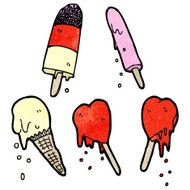 ice lolly cartoon collection N2