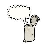 cartoon kitchen bin N15