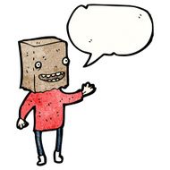 ugly man with bag on head N6