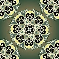Seamless Ornate Abstract Pattern N41