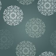 Seamless Ornate Abstract Pattern N42