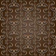 Seamless Ornate Abstract Pattern N44