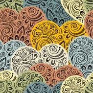 Seamless Ornate Abstract Pattern N45