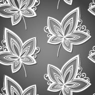 Seamless floral pattern with leaves N10