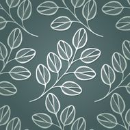 Seamless floral pattern with leaves N11