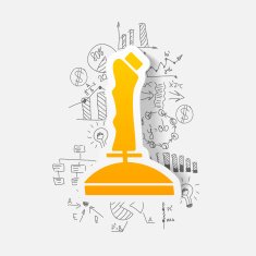 Drawing business formulas joystick N41