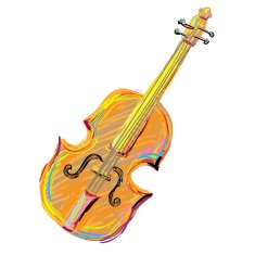 The violin Art sketch