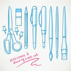various stationery