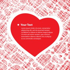 Hearts Background Vector N2