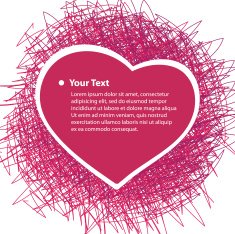 Heart Background Vector N2