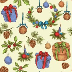 Christmas seamless pattern N57