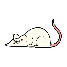 comic cartoon mouse N6