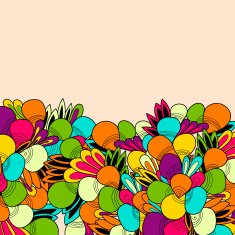 Abstract colored background with leaf N2