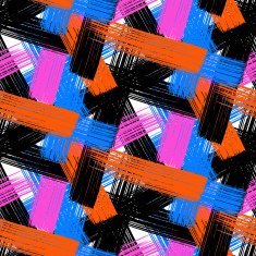 Vector seamless bold plaid pattern N11