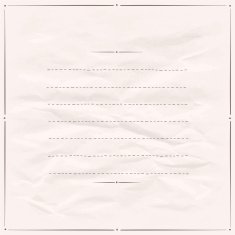 Paper with simple frame place for text