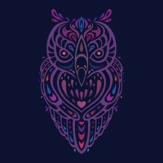 Decorative Owl Ethnic pattern N3