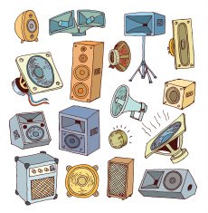 Speaker icon Vector illustration N2