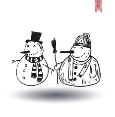 Snowman Vector Illustration N29