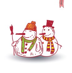 Snowman Vector Illustration N30