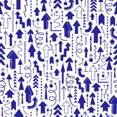 Seamless background of arrows N4