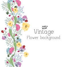flower background concept of retro style color N9