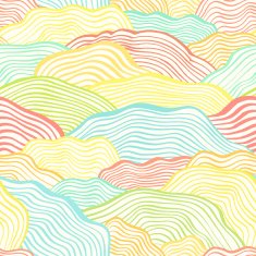 Seamless pattern with wavy scale texture N14