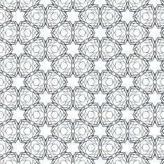 Seamless pattern with mosaic lace ornament N32