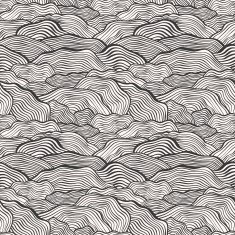 Seamless pattern with wavy scale texture N15