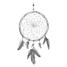 Vector Sketch Indian Mascot Dream Catcher