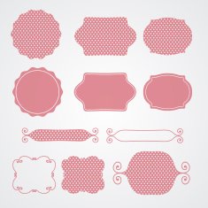 Pink Frames set