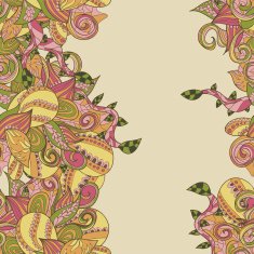 border with abstract hand-drawn pattern N19