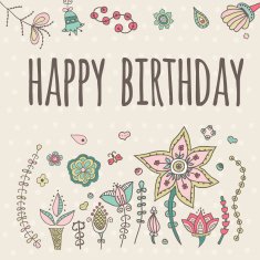 Happy birthday wishing card N2