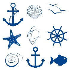 Sea icon collection