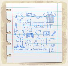 soccer doodle N11