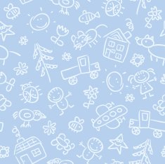 Child's drawing pattern N2