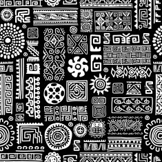 Ethnic handmade ornament seamless pattern for your design N3