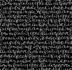 Seamless texture with hand writing abstract text