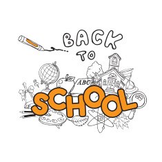 Back to School Doodles - Hand-Drawn Vector Illustration
